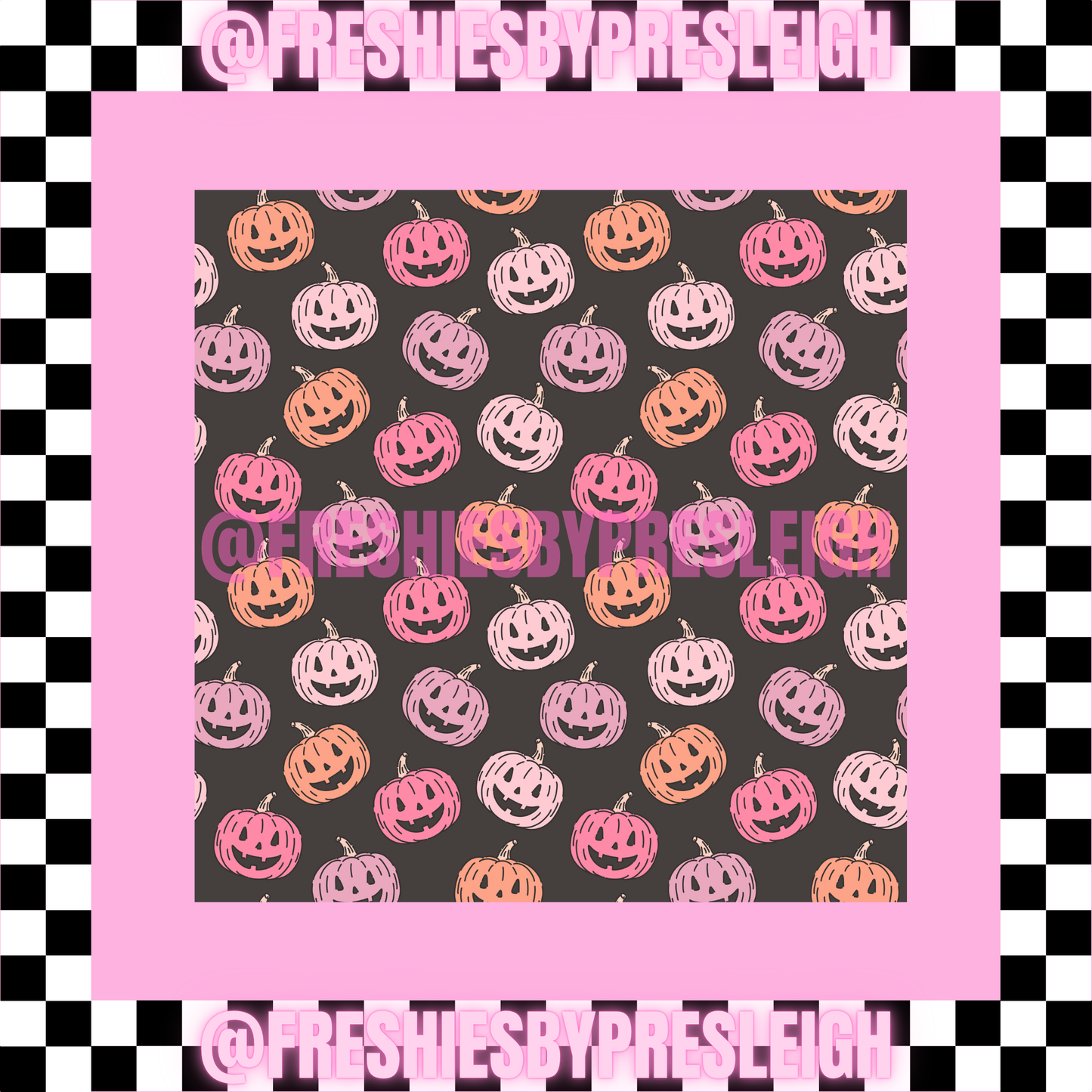 Smiley Pumpkins V2 Freshie Card Stock