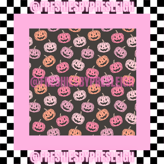 Smiley Pumpkins V2 Freshie Card Stock