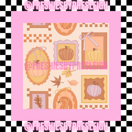 Pumpkin Frames Freshie Card Stock