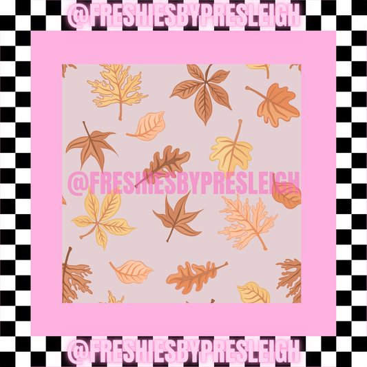 Fall Leaves Freshie Card Stock