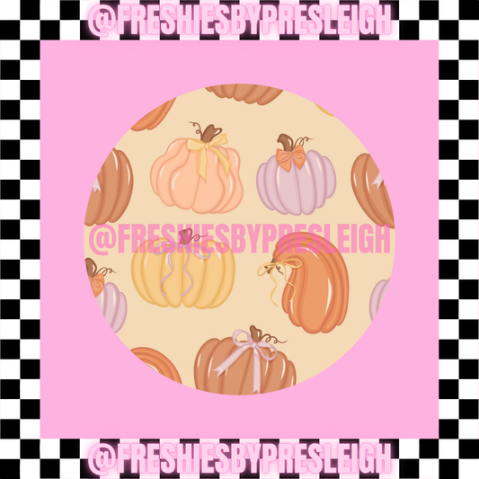 Fall Pumpkins Freshie Card Stock